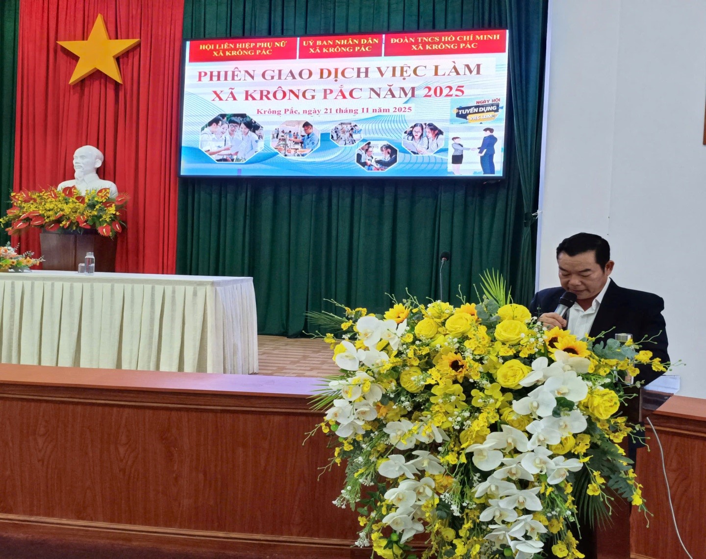 Xã Krông Pắc tổ chức Phiên giao dịch việc làm năm 2025